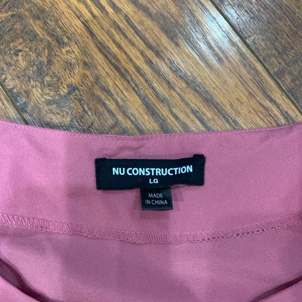 Pink structure work blouse - Picture 2 of 3